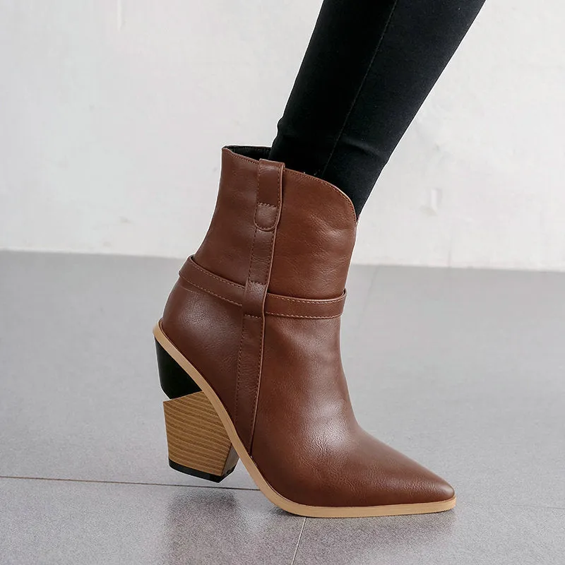 Snakara Zip Ankle Boots